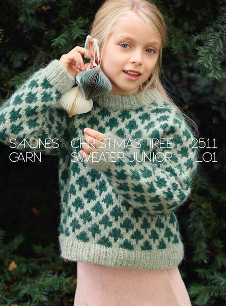 Sandnes Garn Neuleohje 2511 Christmas Tree Sweater (myydään vain Sandnesin lankojen kanssa)