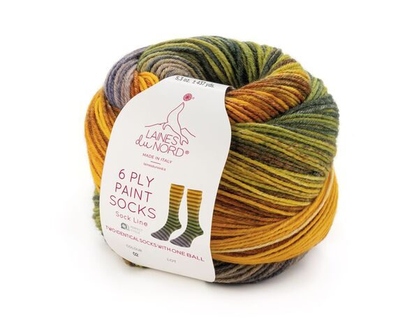 Laines du Nord 6 PLY Paint Socks