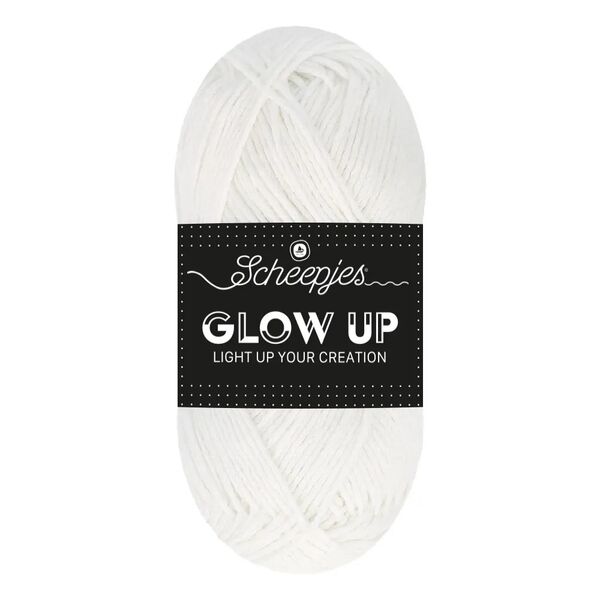 Scheepjes Glow Up 50g - 1001 Luminescent White
