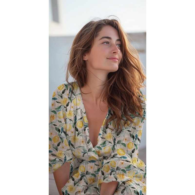 Double Gauze Sitruunat